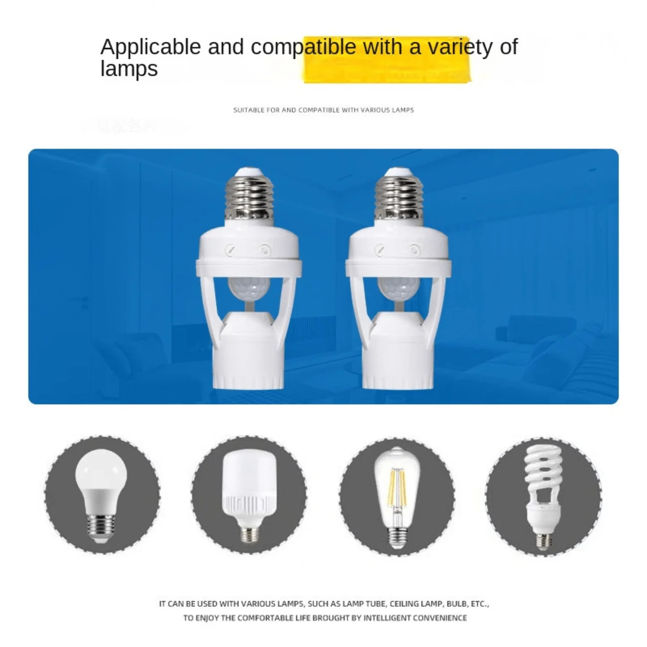 Smart Motion Sensor Light Bulb