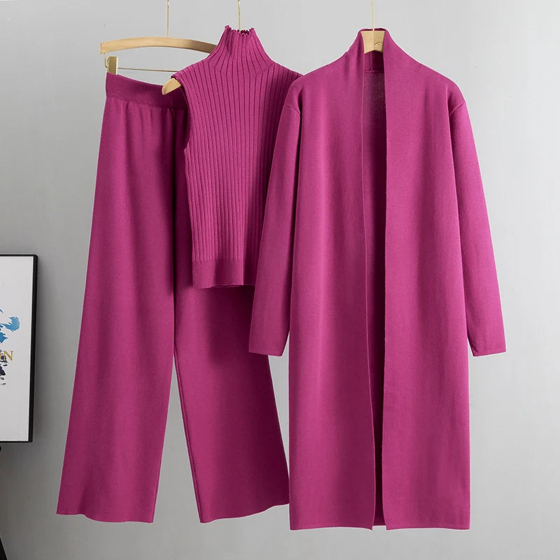 3 Piece Cardigan Tracksuits