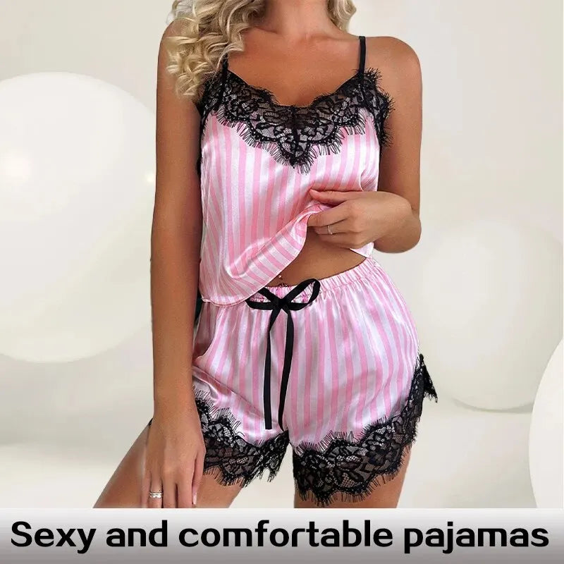 2 Piece Suspender Pajama Set