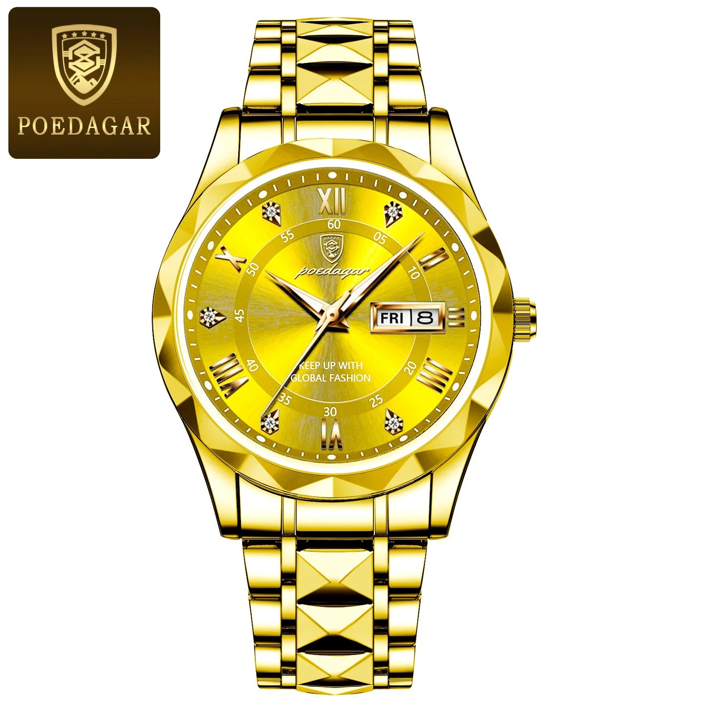 POEDAGAR Luxury Man Wristwatch