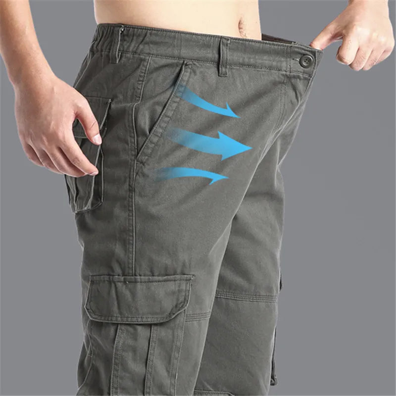 Pure Cotton Tactical Cargo Pants