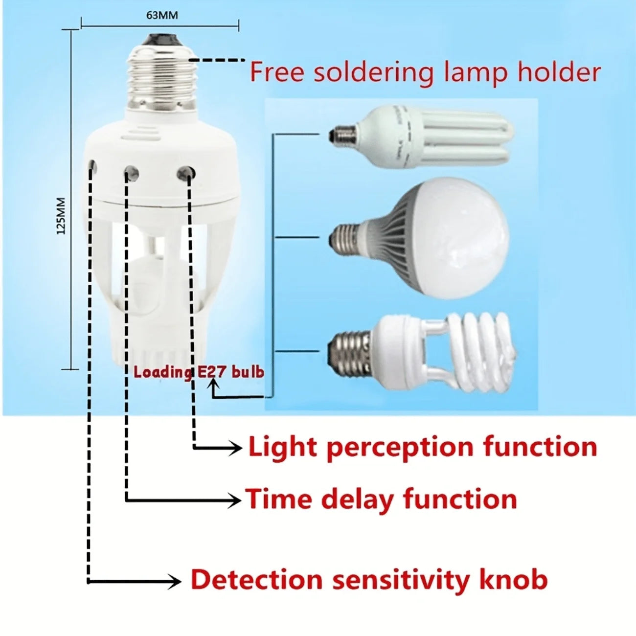 Smart Motion Sensor Light Bulb