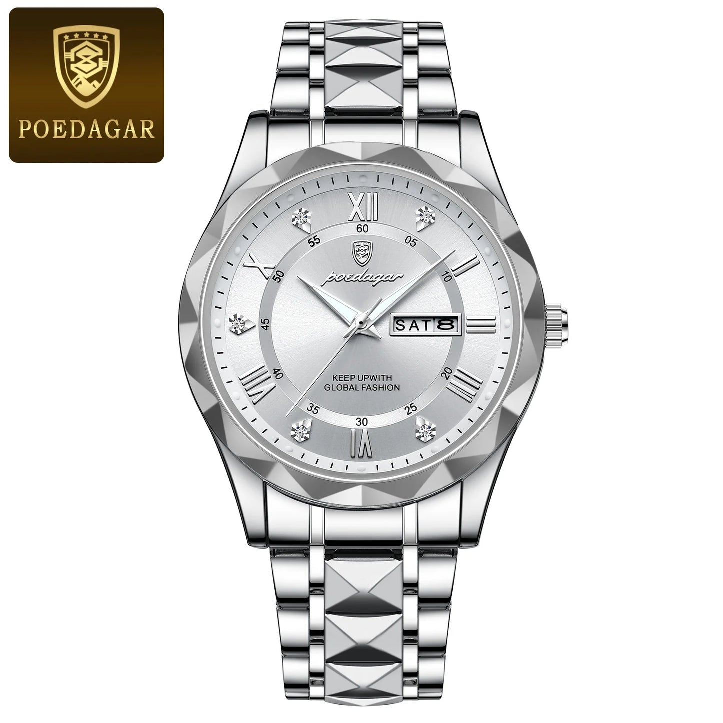 POEDAGAR Luxury Man Wristwatch