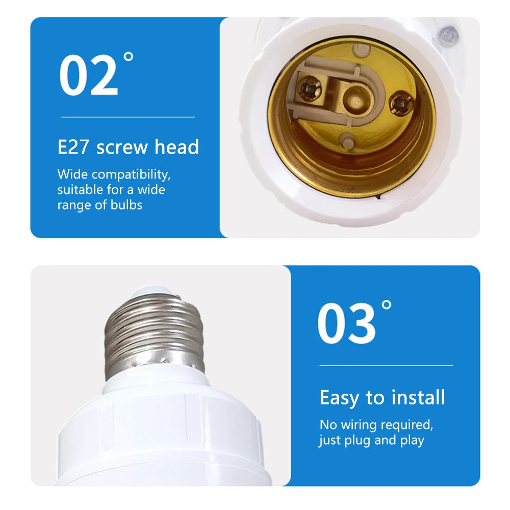 Smart Motion Sensor Light Bulb Holder