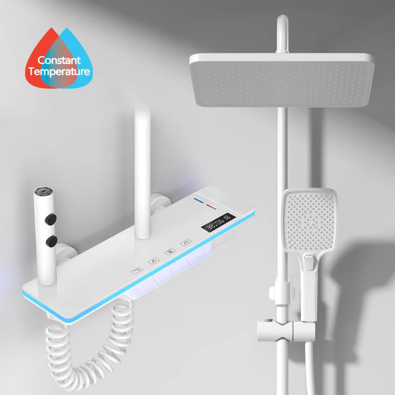 Smart Digital Display Shower Faucet Set