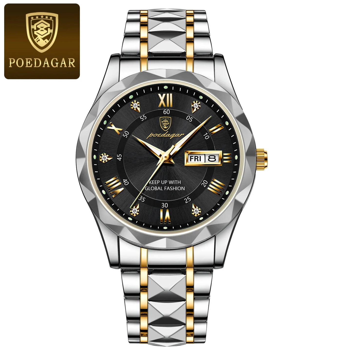 POEDAGAR Luxury Man Wristwatch