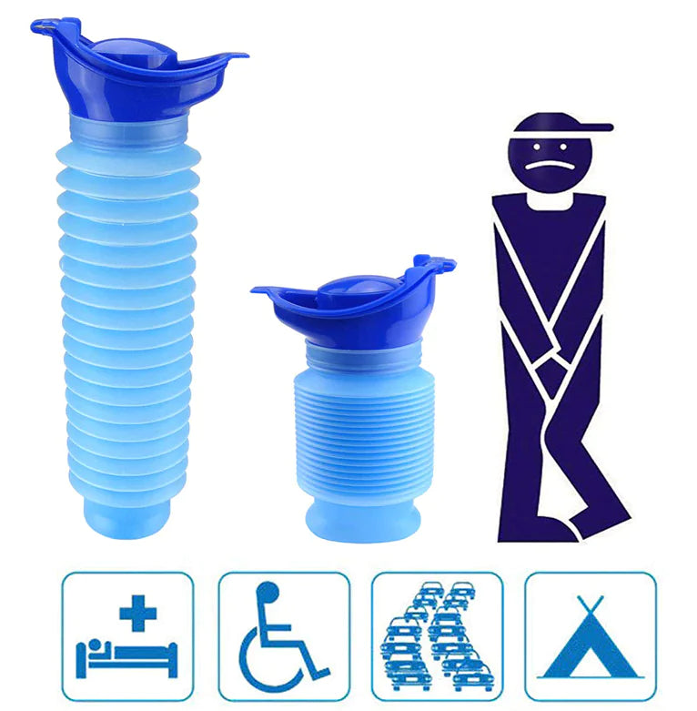 Male Female Portable Urinal Travel Camping Car Toilet Pee Bottle Emergency Kit