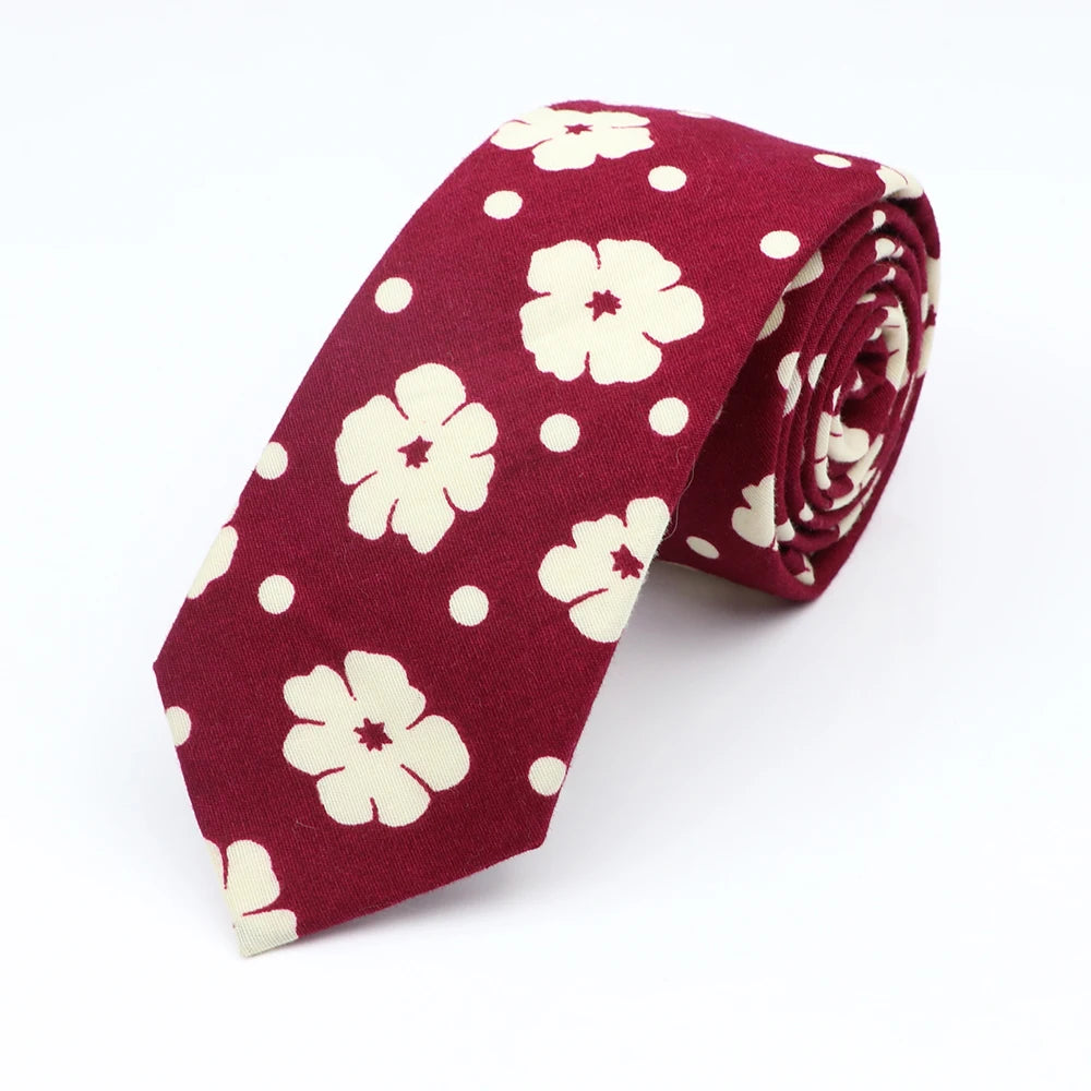 Floral  Necktie