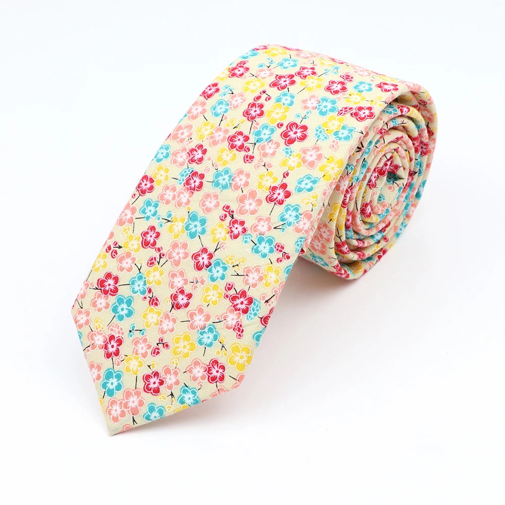 Floral  Necktie