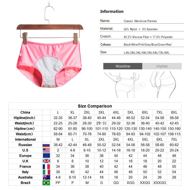 Leak Proof Menstrual Panties