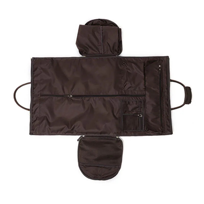 Leather Folding Suit Bag