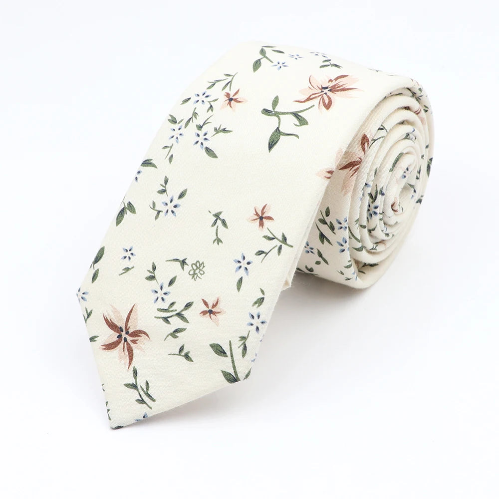 Floral  Necktie
