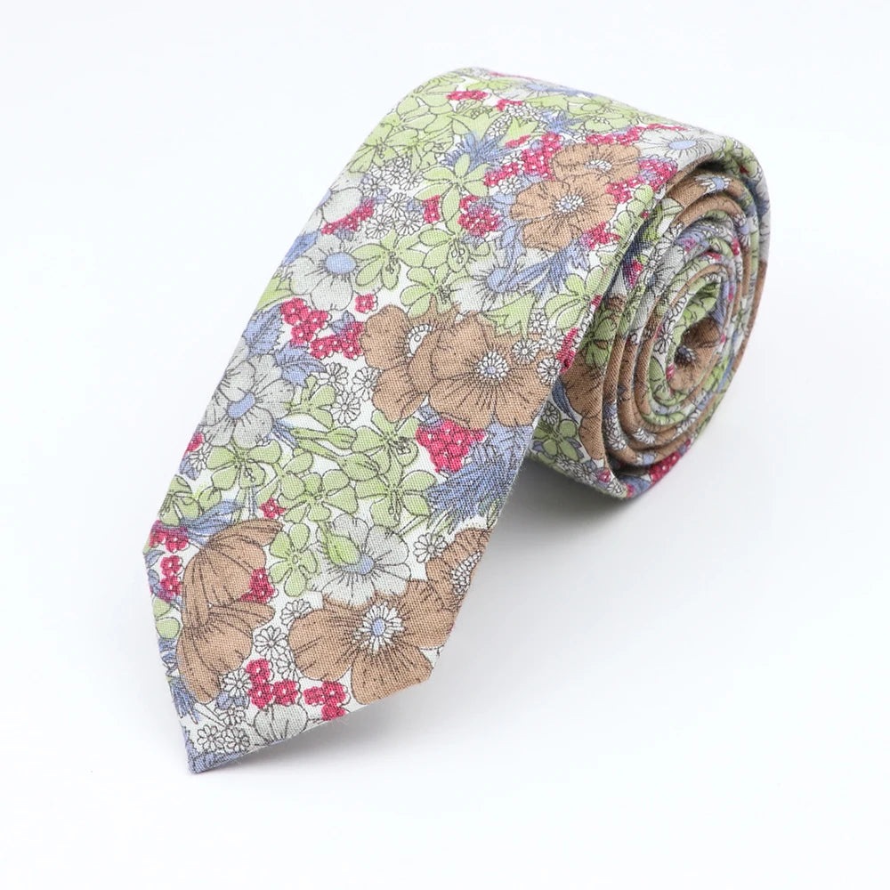 Floral  Necktie