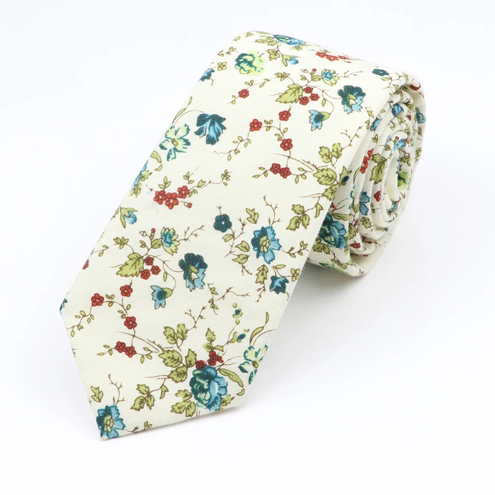 Floral  Necktie