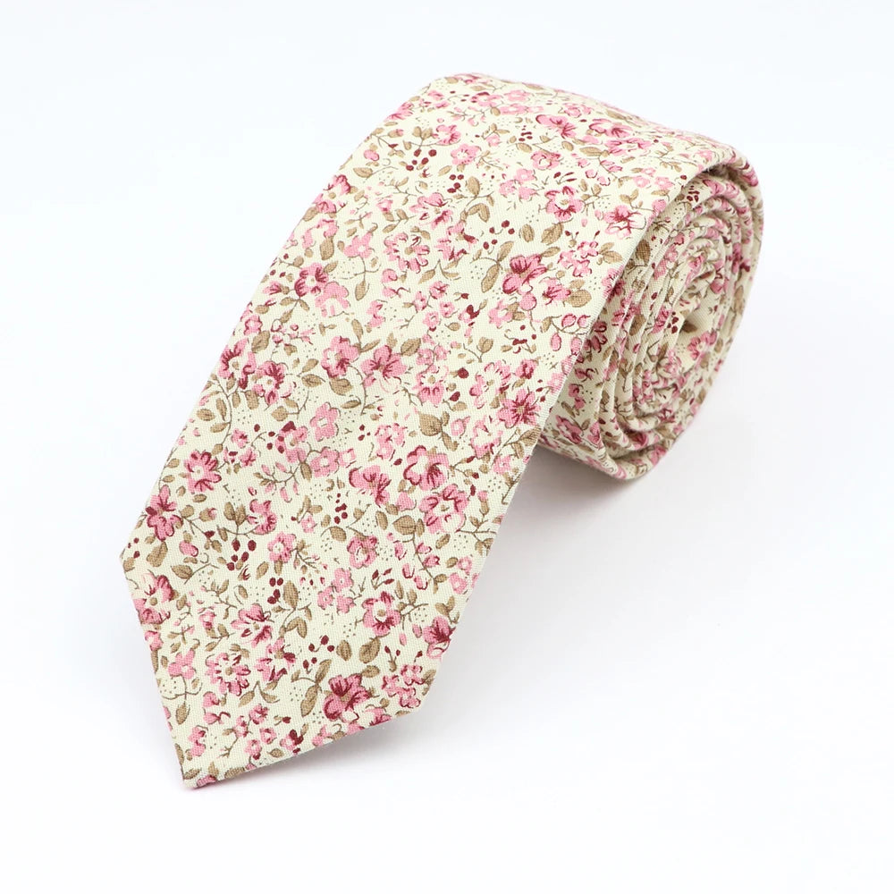 Floral  Necktie