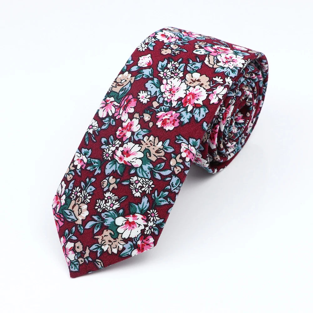 Floral  Necktie
