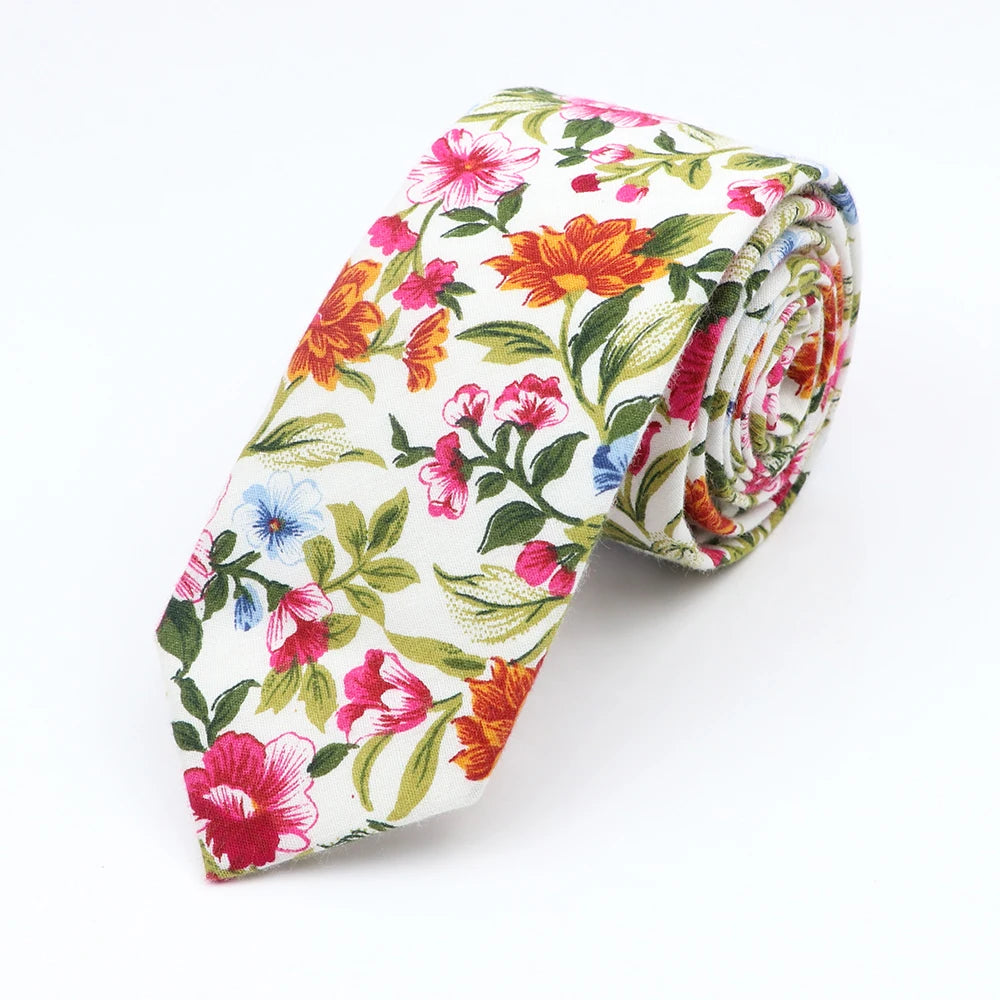 Floral  Necktie