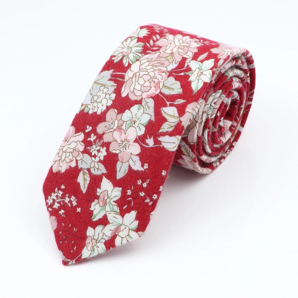 Floral  Necktie