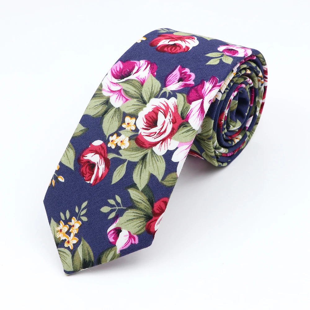 Floral  Necktie