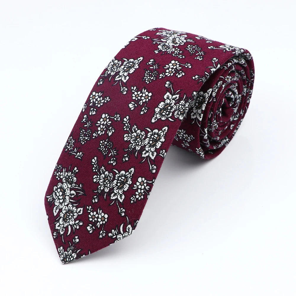 Floral  Necktie