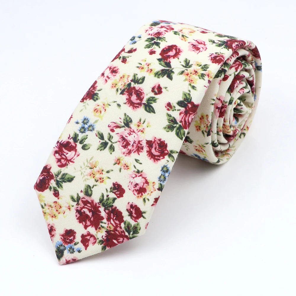 Floral  Necktie