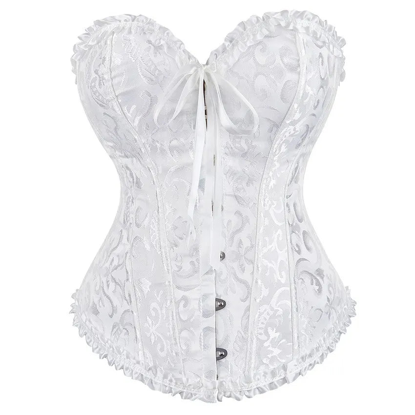 Ruffled Over-burst Push Up - Top Corset