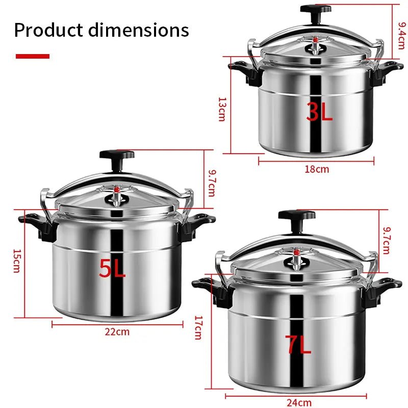 3L/5L/7L Pressure Cooker