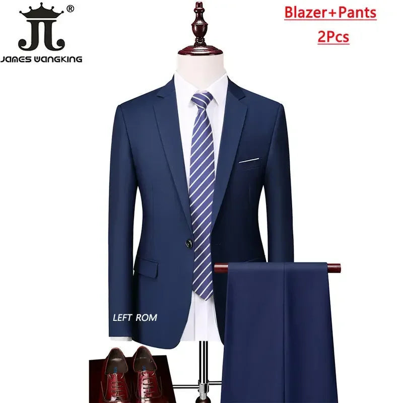 ( Jacket+Vest+Pants ) Formal Business Suit