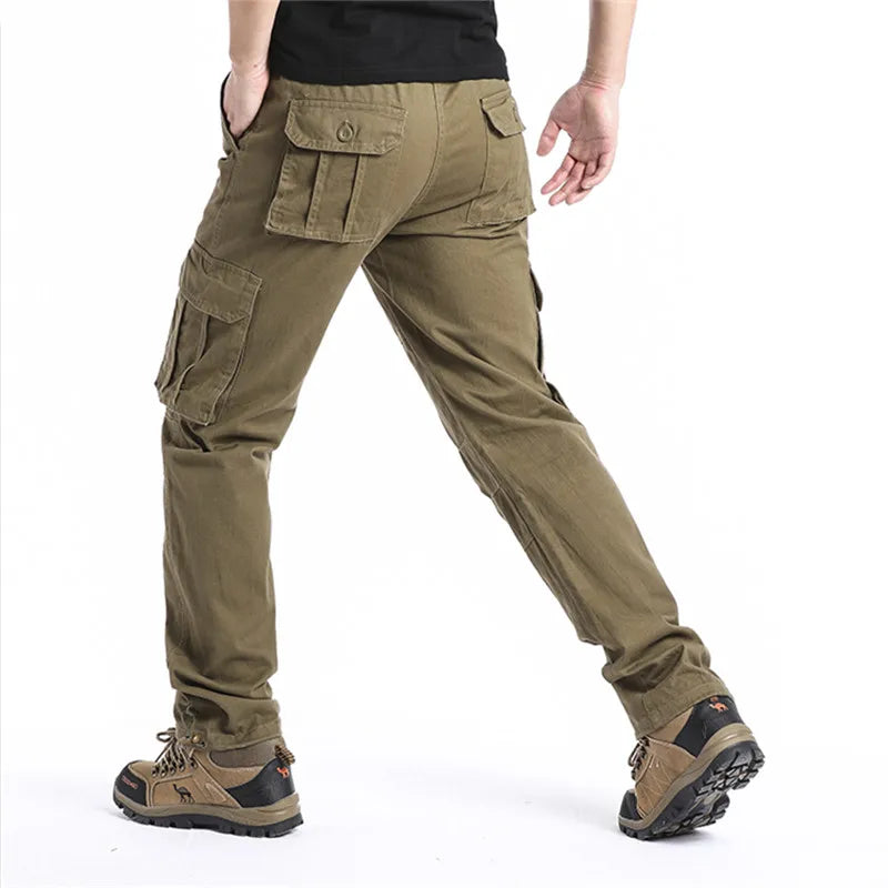 Pure Cotton Tactical Cargo Pants