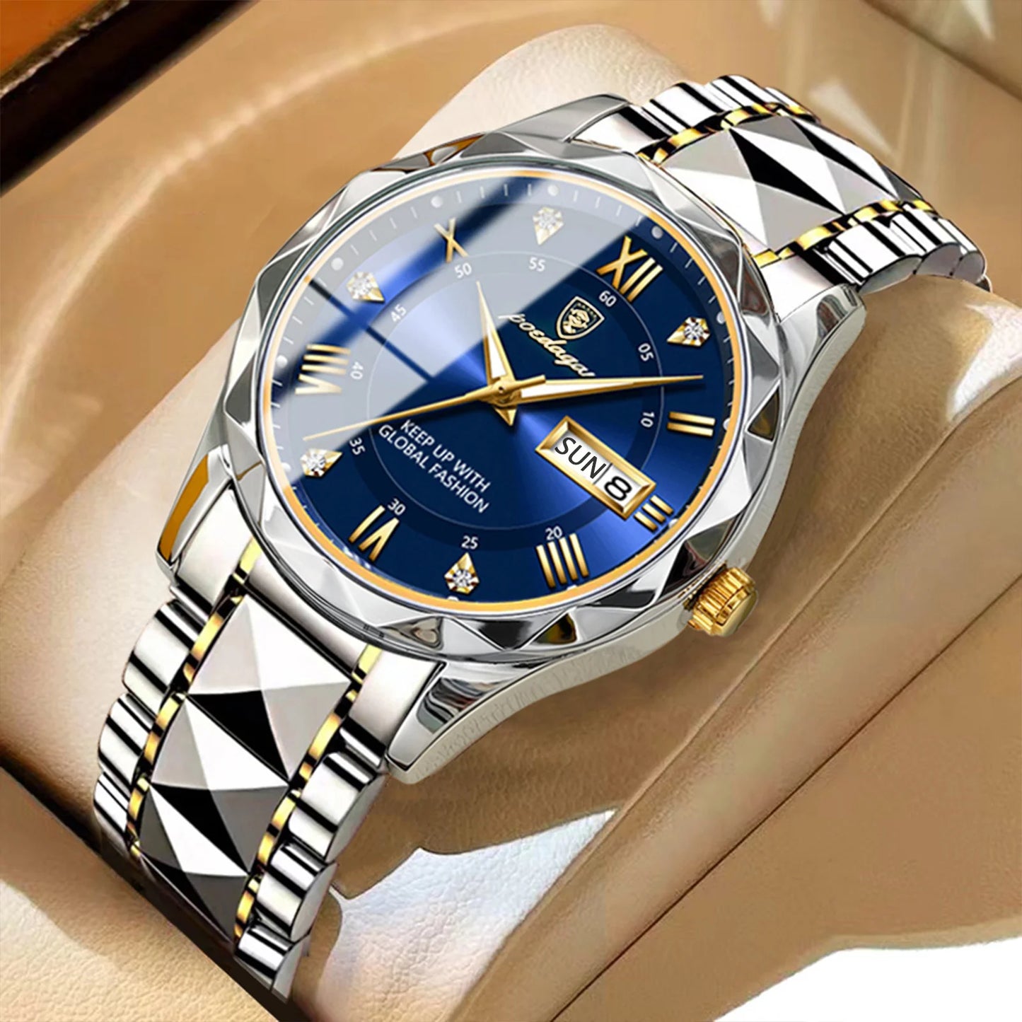 POEDAGAR  Luxury Man Wristwatch