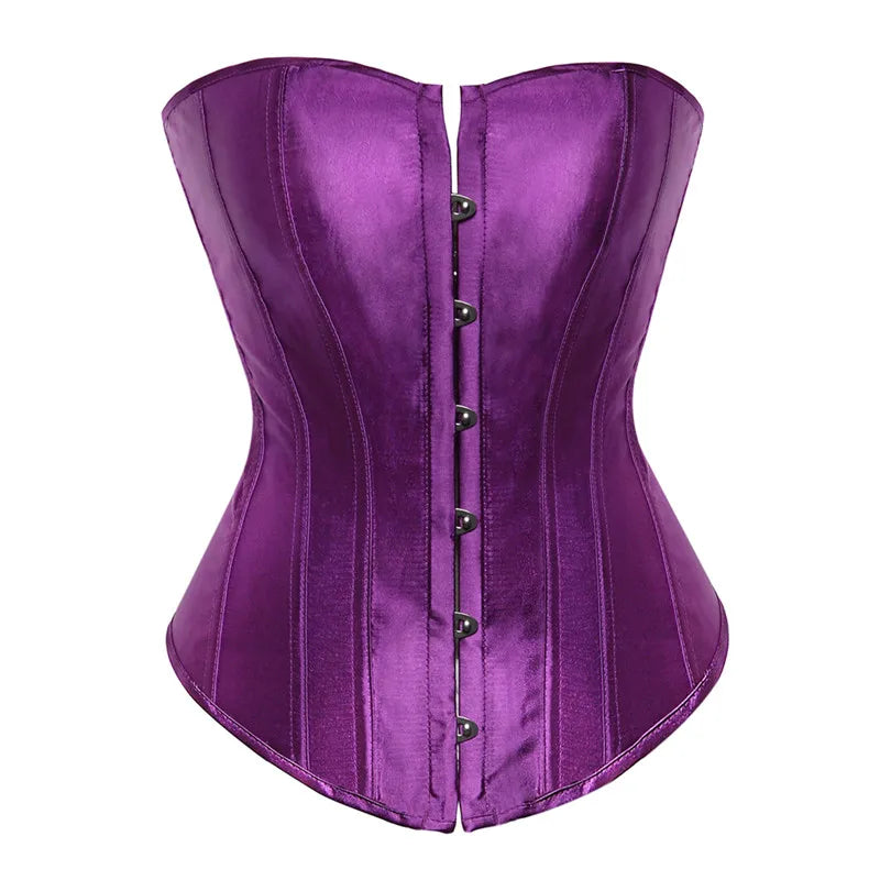 Bustiers Overbust Satin  Corselet