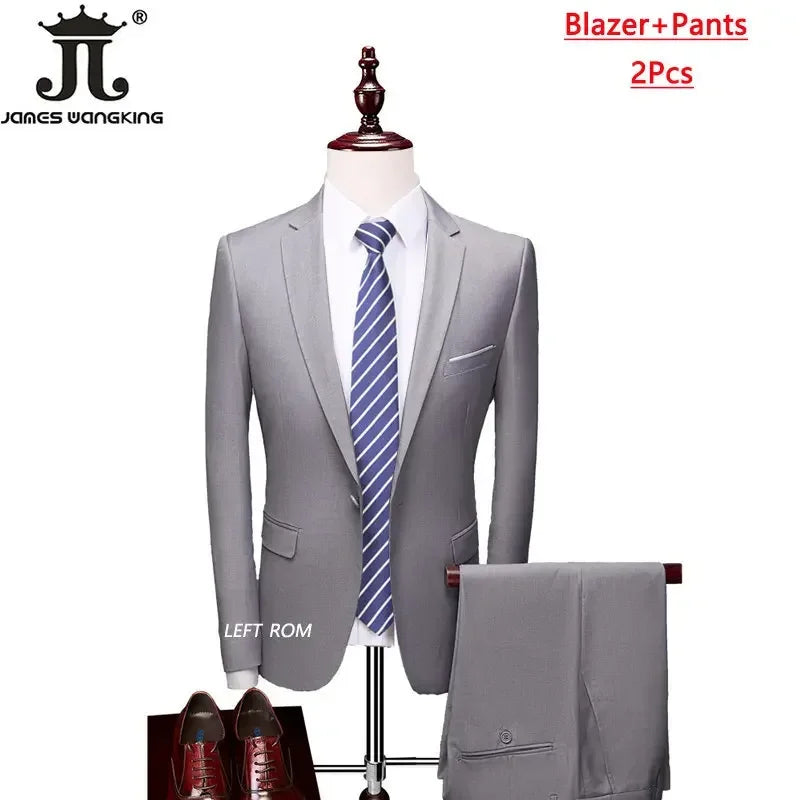 ( Jacket+Vest+Pants ) Formal Business Suit