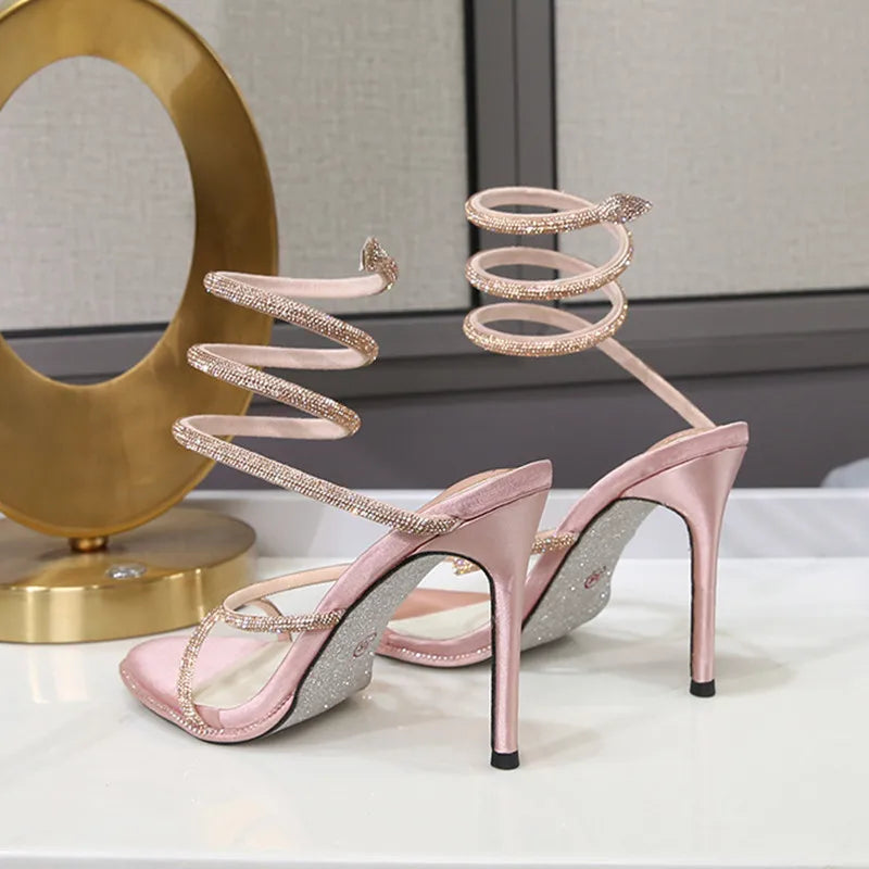High heels Gladiator Prom Shoes