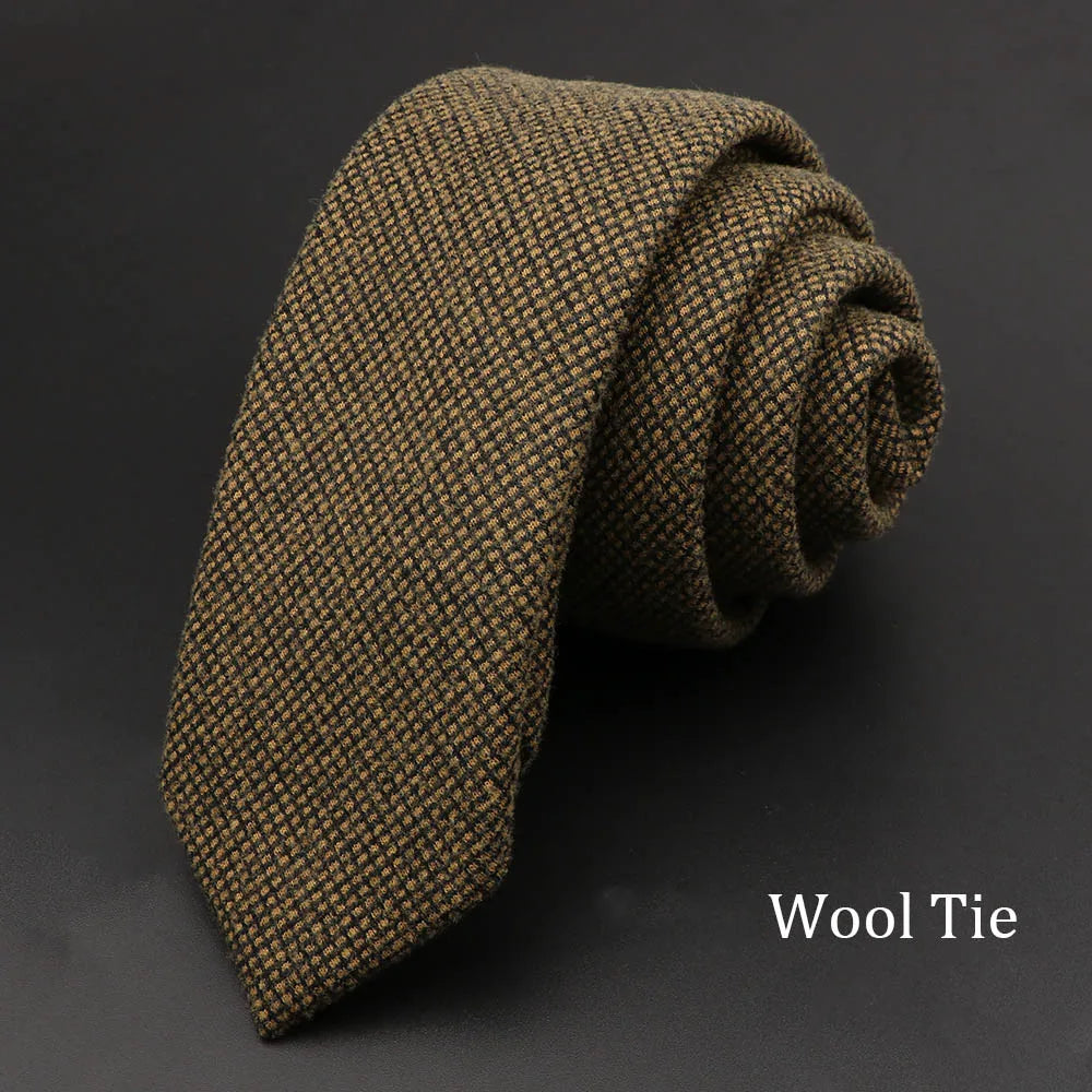 High Quality Solid Cotton Men Necktie