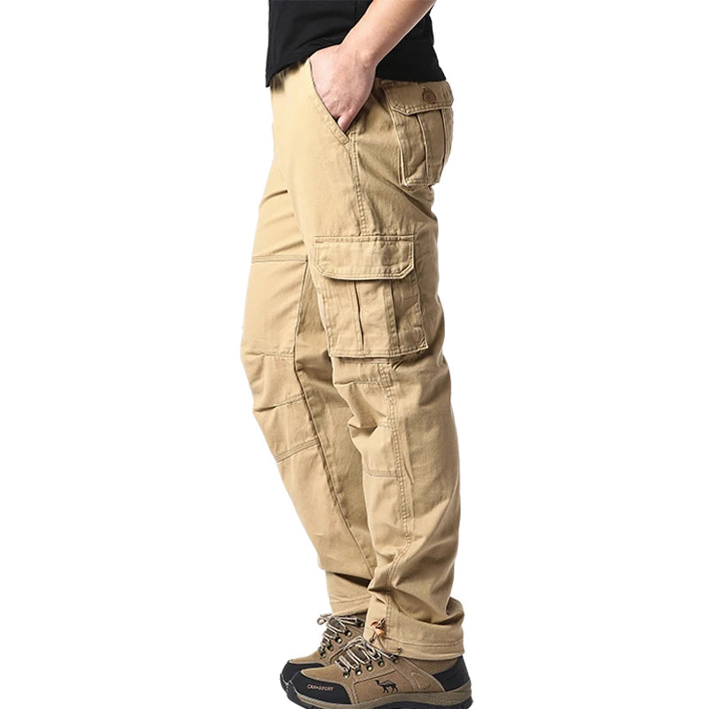 Pure Cotton Tactical Cargo Pants