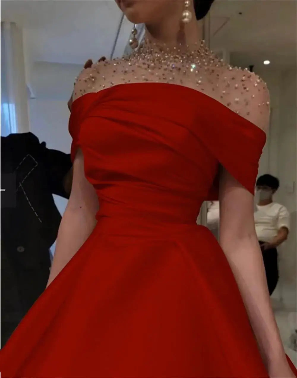 Satin Ball Gown