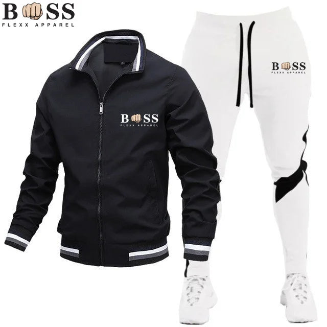 Mens Sweatshirt+sweatpants Sports Suit