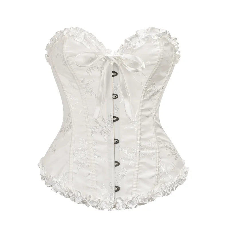 Ruffled Over-burst Push Up - Top Corset