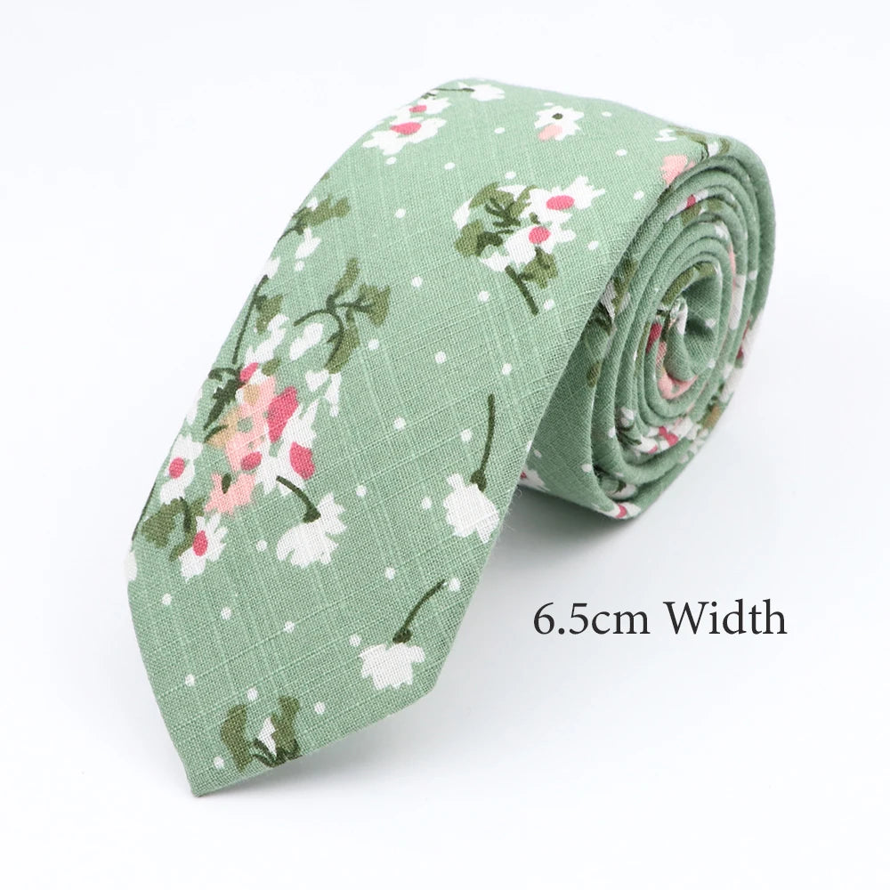 Floral  Necktie