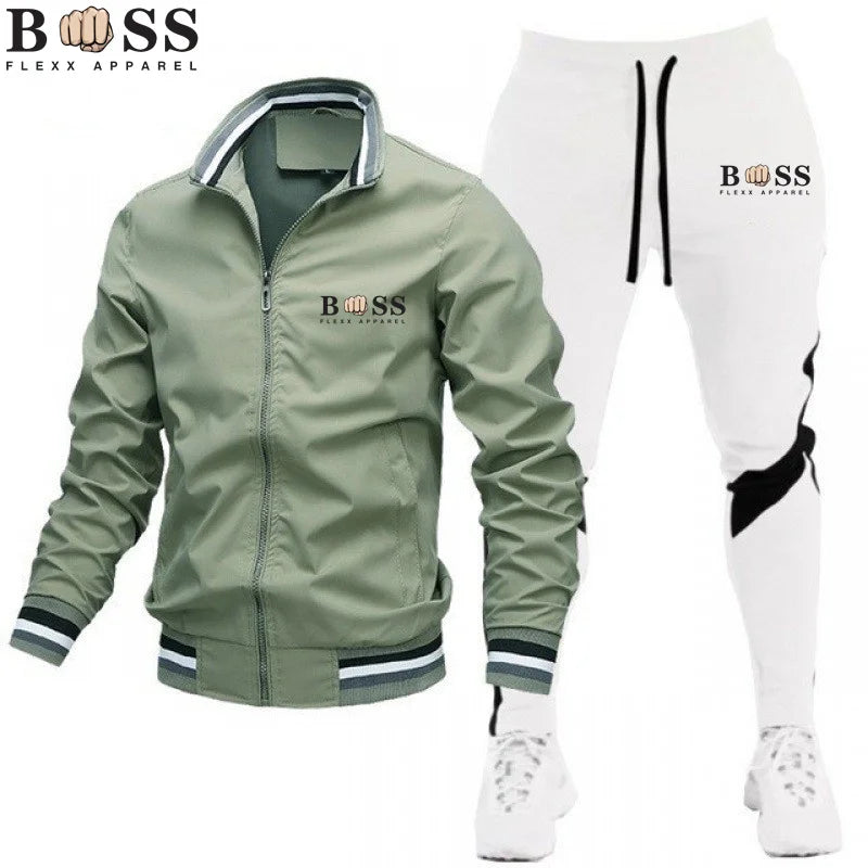 Mens Sweatshirt+sweatpants Sports Suit
