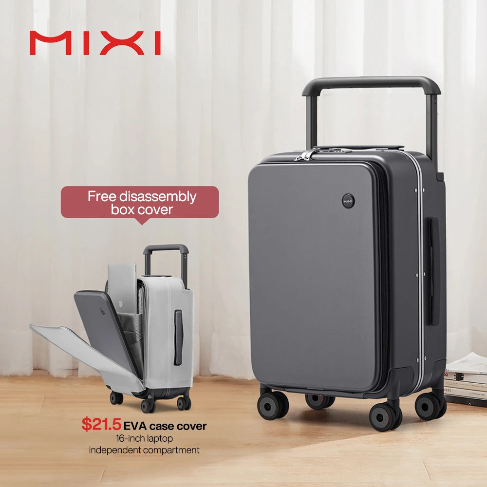 Wide Handle Suitcase