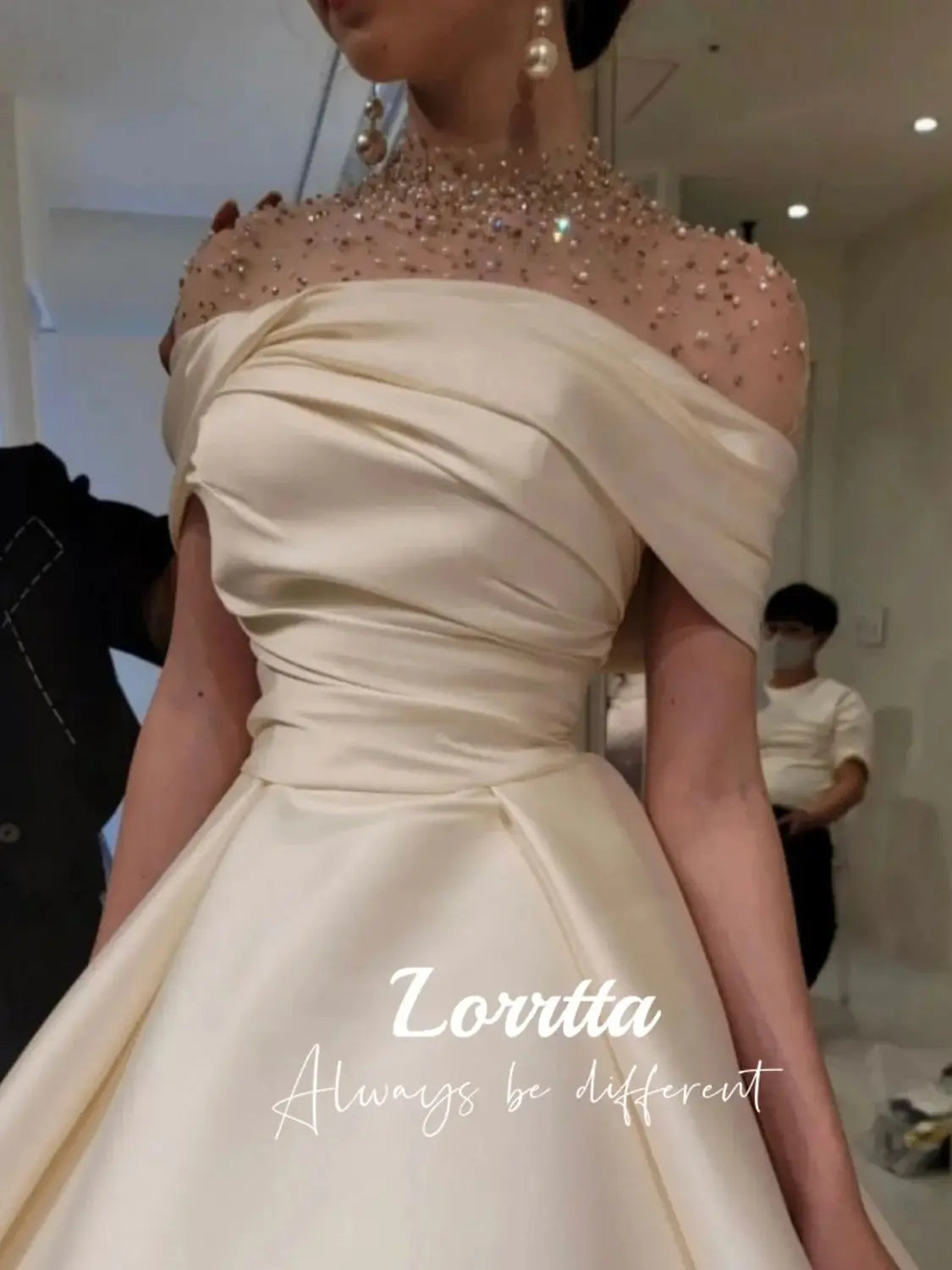 Satin Ball Gown