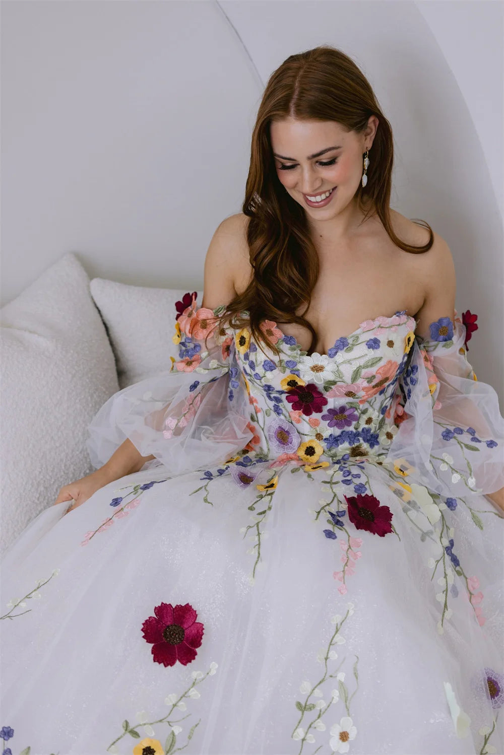 Tulle Fabric Prom Dress