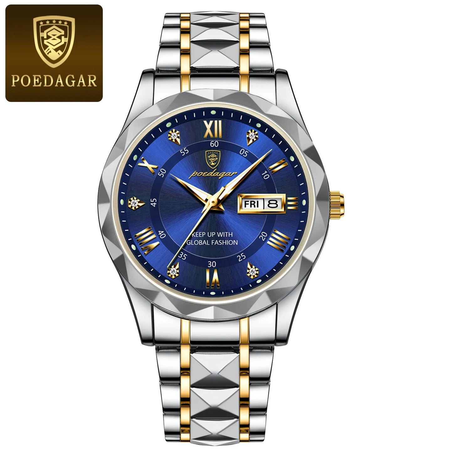 POEDAGAR  Luxury Man Wristwatch