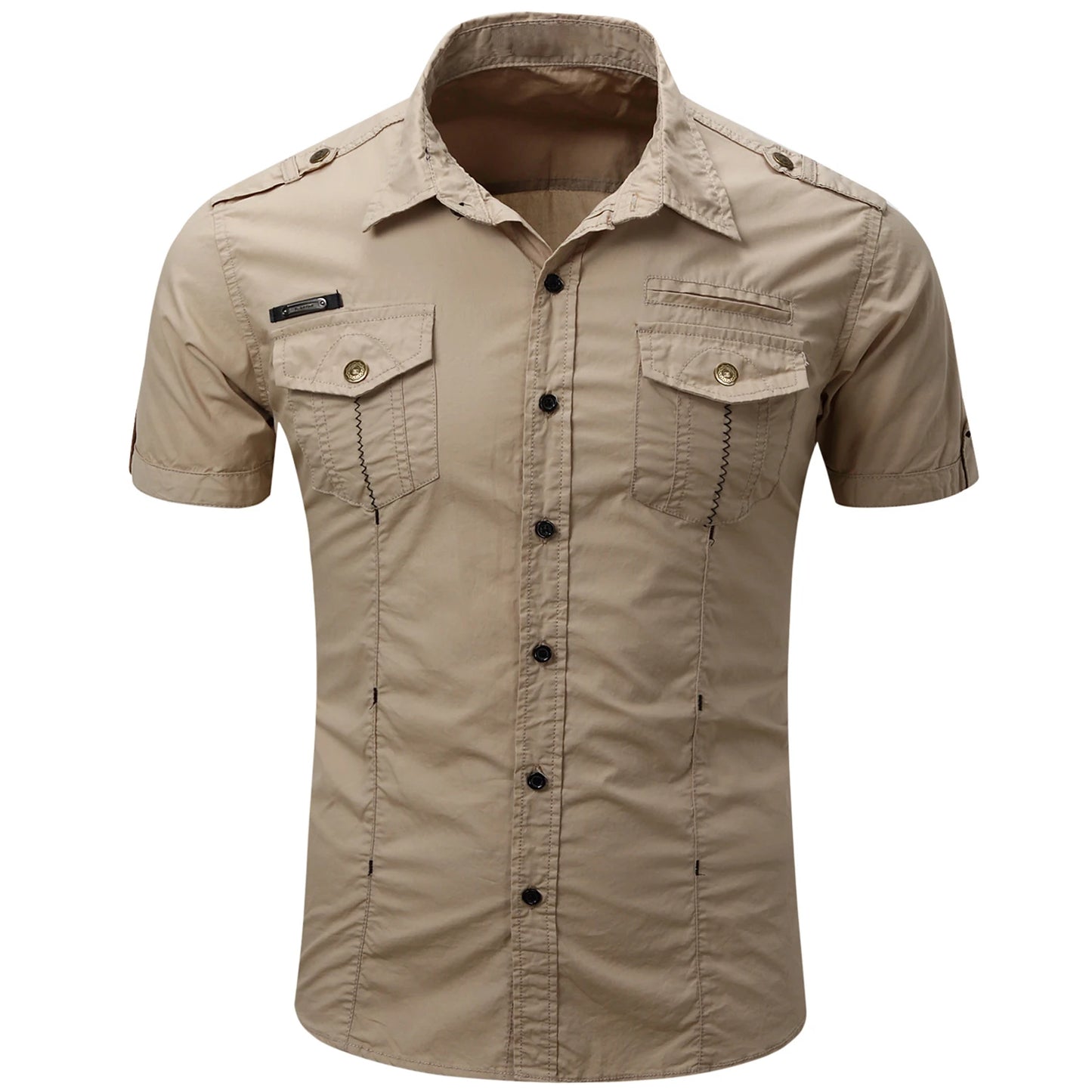 Safari Short Sleeve Cotton  Shirt
