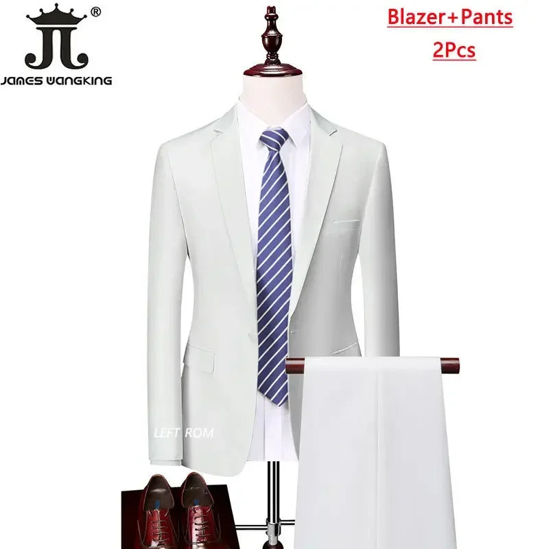 ( Jacket+Vest+Pants ) Formal Business Suit