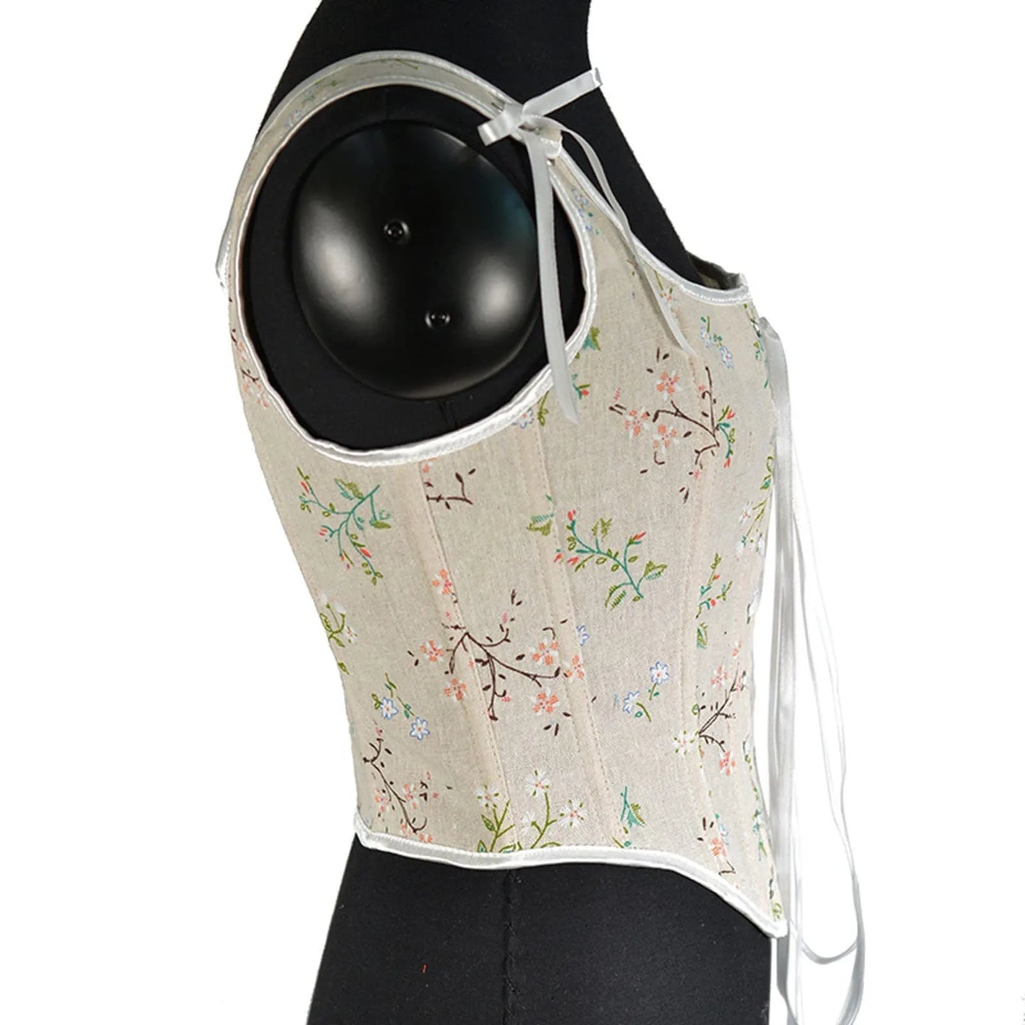 Floral Print Push Up Corset Top