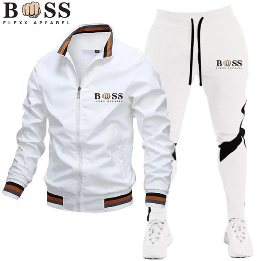 Mens Sweatshirt+sweatpants Sports Suit