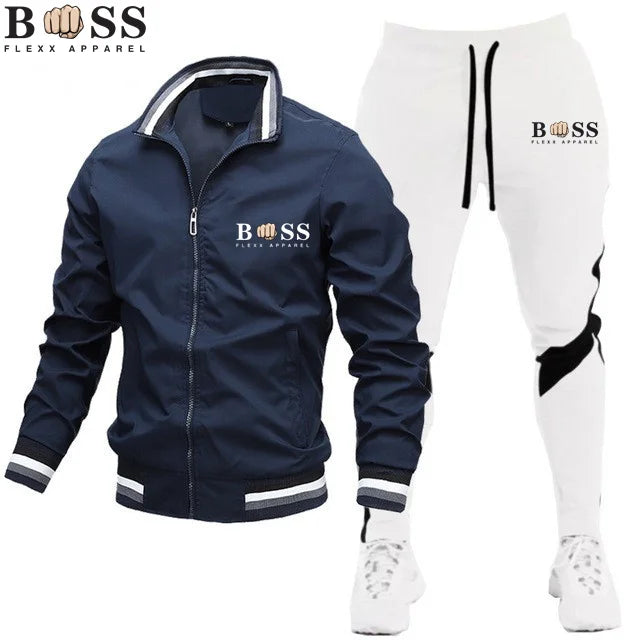 Mens Sweatshirt+sweatpants Sports Suit