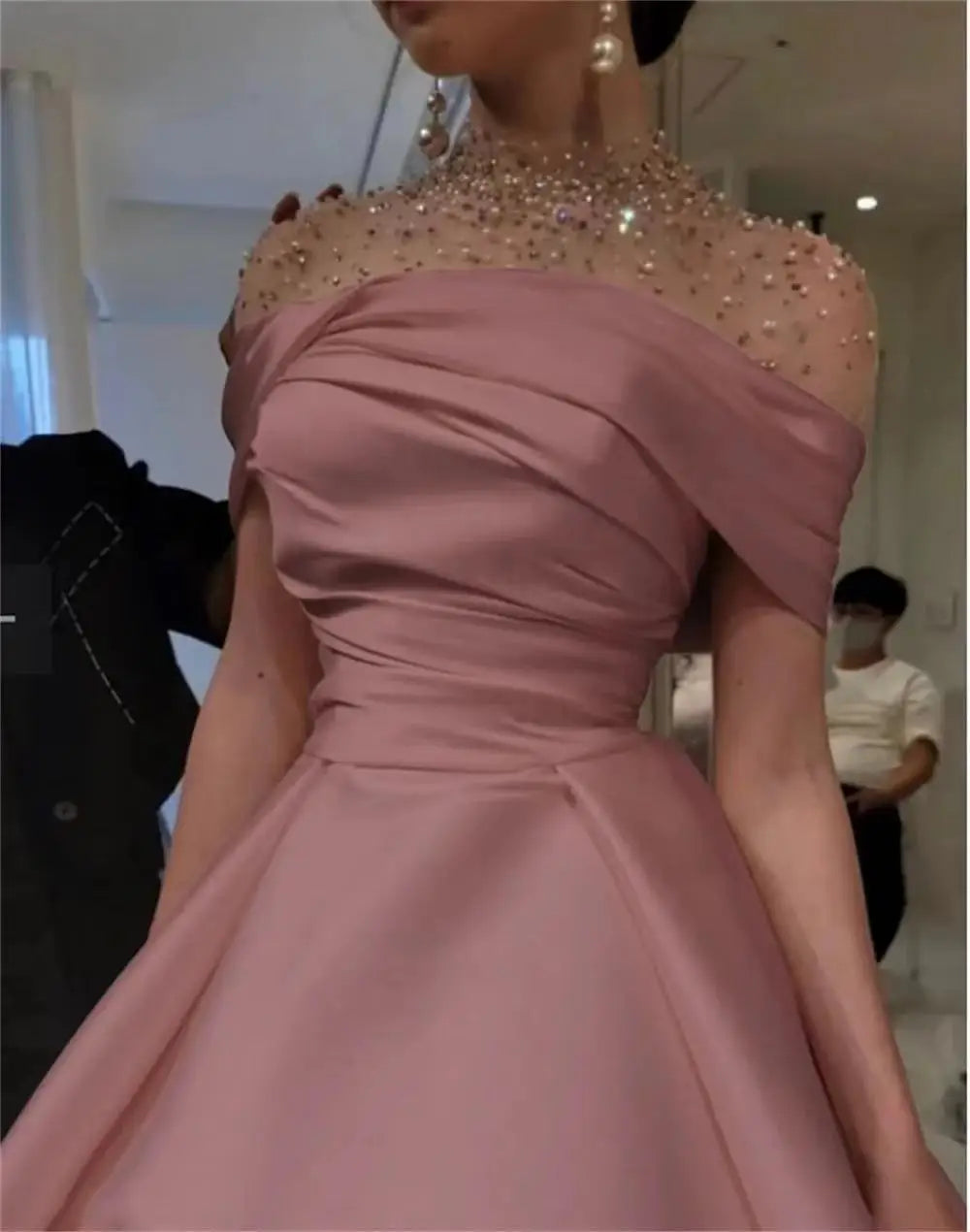Satin Ball Gown